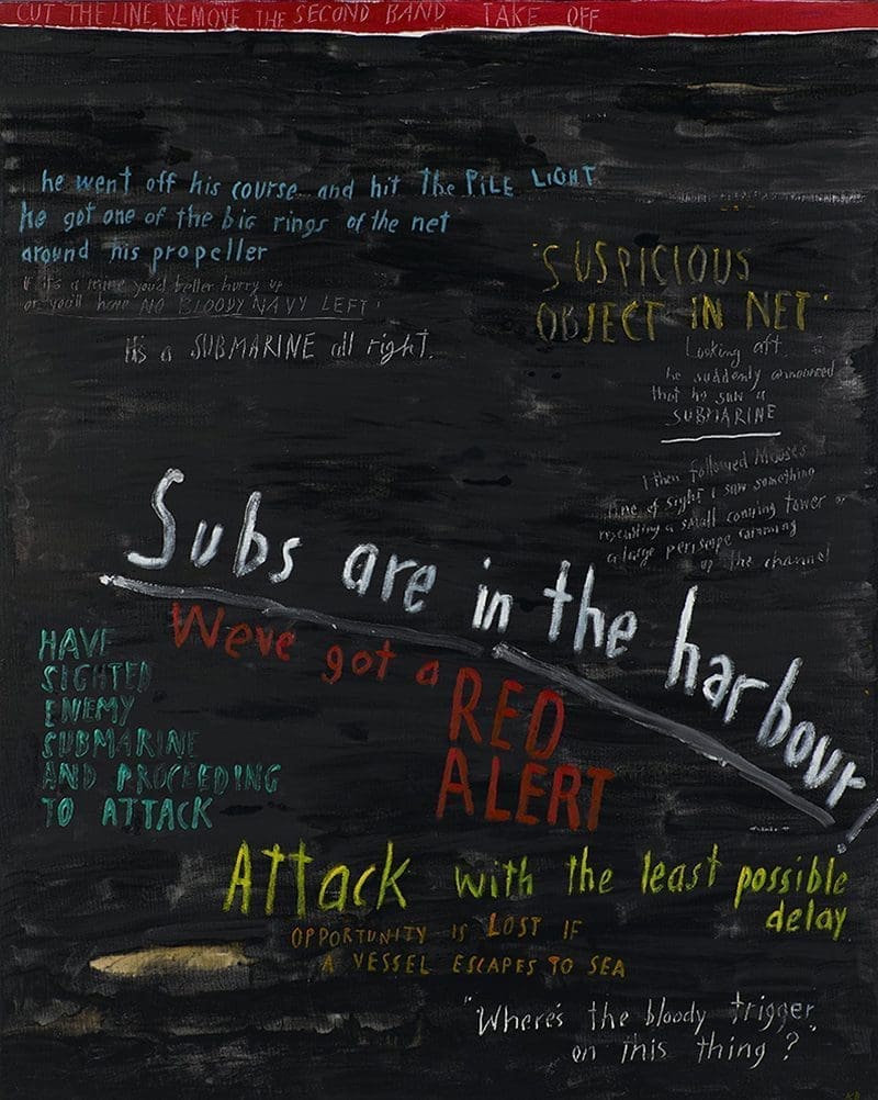 10 Ken Done ATTACK Red Alert, 2011, oil and acrylic on canvas, 152 x 122cm